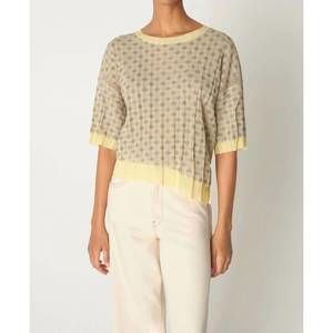 NEW COTELAC victorine sweater in yellow jacquard